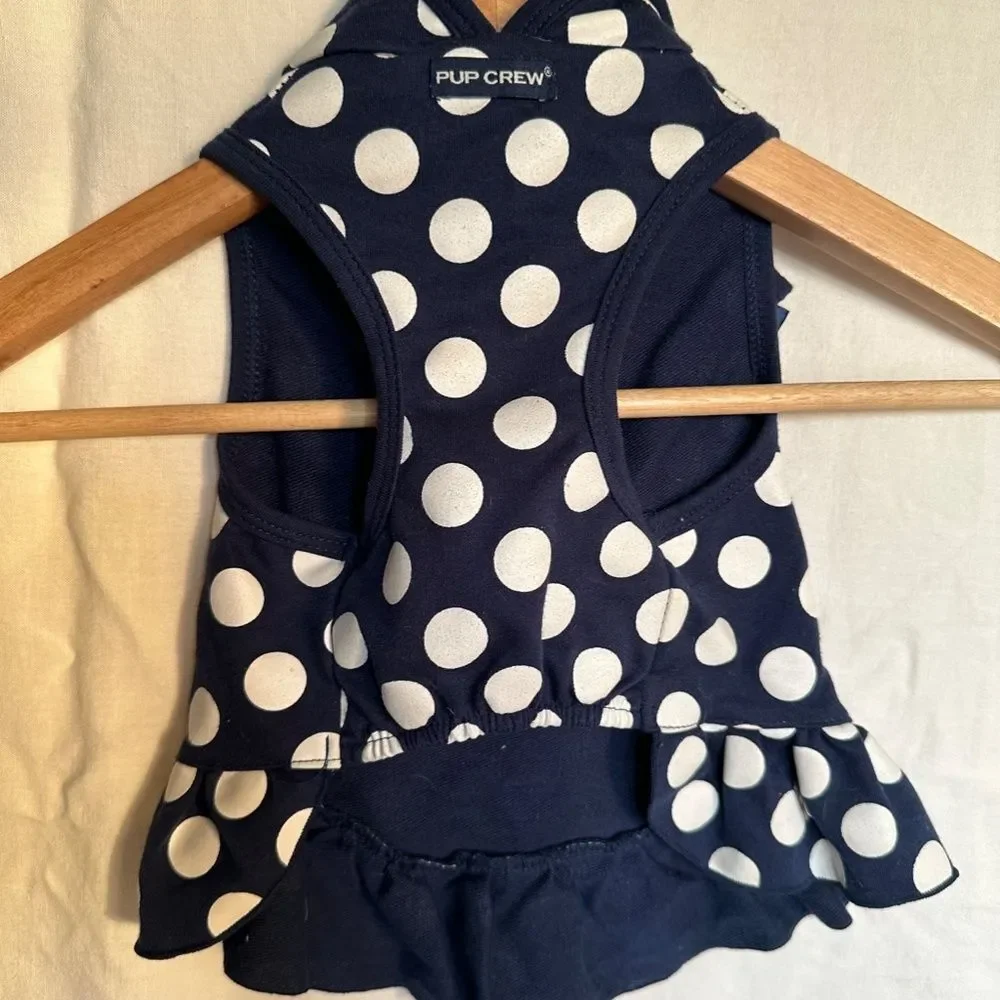 Polka Dot Puppy Dog Pet's Hoodie